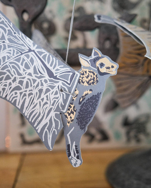 Bats - Hanging Paper Ornaments