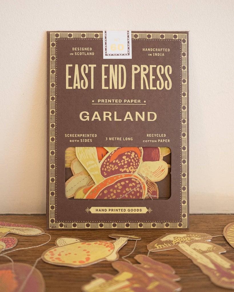 Mushrooms - Sewn Garland