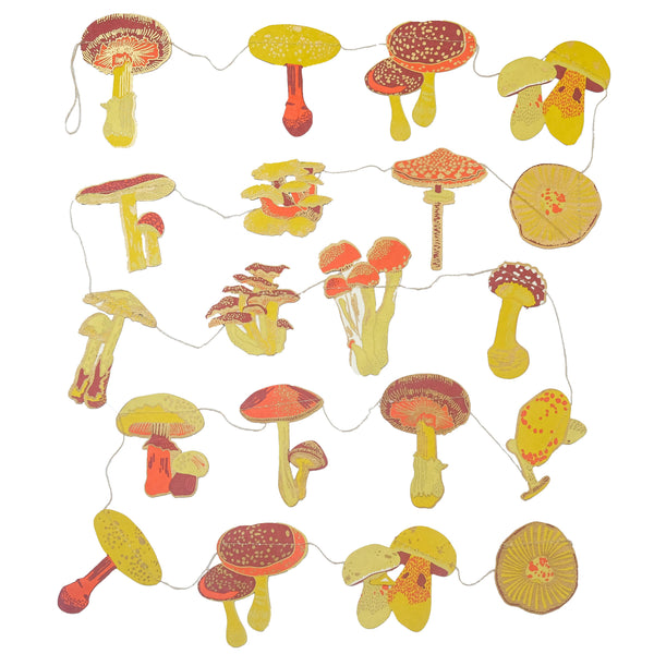 Mushrooms - Sewn Garland