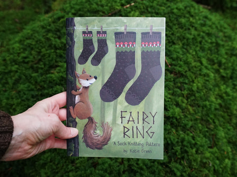 Fairy Ring Socks Knitting Pattern by Katie Green
