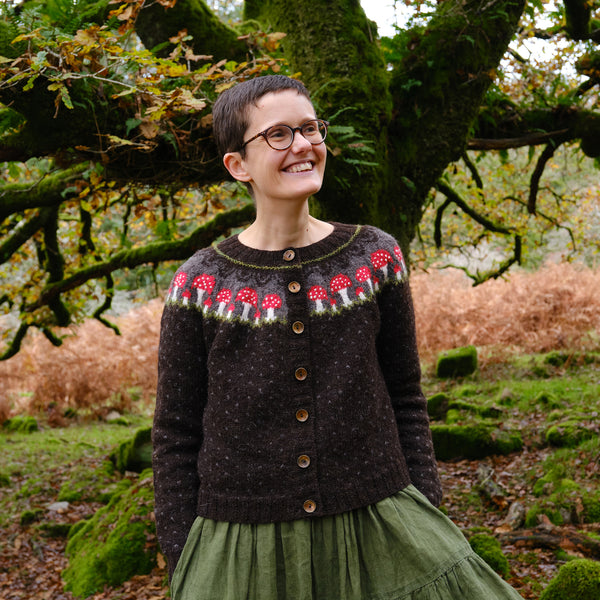 Fairy Ring Cardigan Knitting Pattern by Katie Green