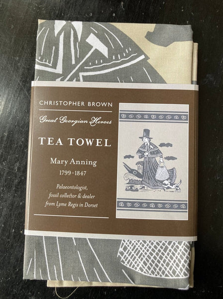 Mary Anning Tea Towel