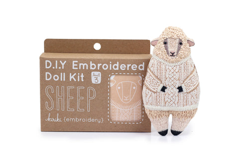 Sheep Embroidery Kit