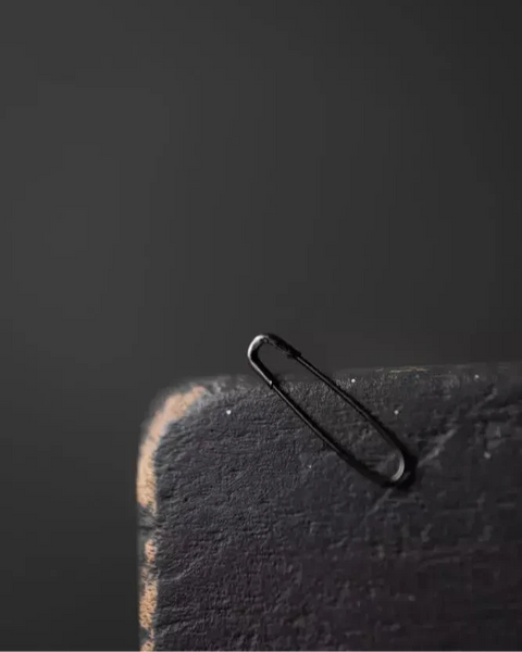 Gunmetal French Safety Pins