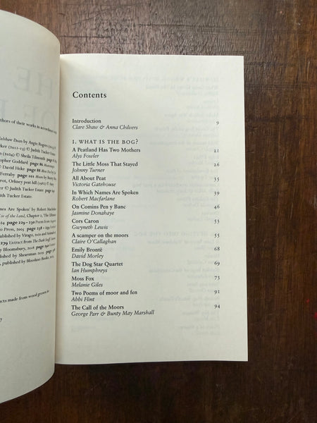 The Book of Bogs, edited by Anna Chilvers and Clare Shaw