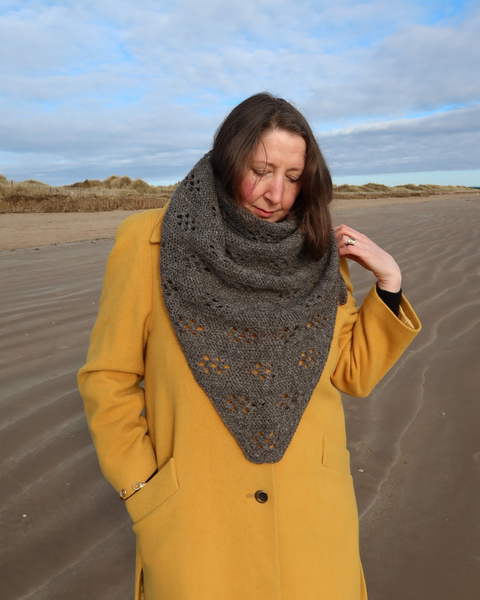 Bumble Hap Pattern by Fay Daspher-Hughes