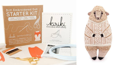 Sheep Embroidery Starter Kit