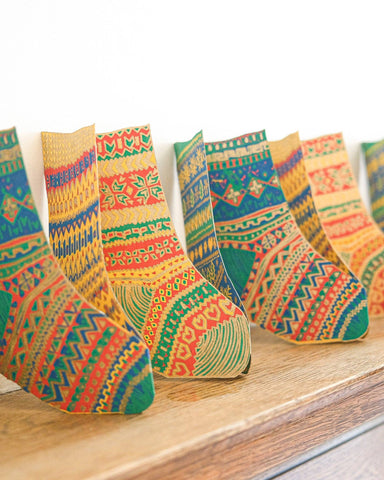 Stockings Concertina Garland