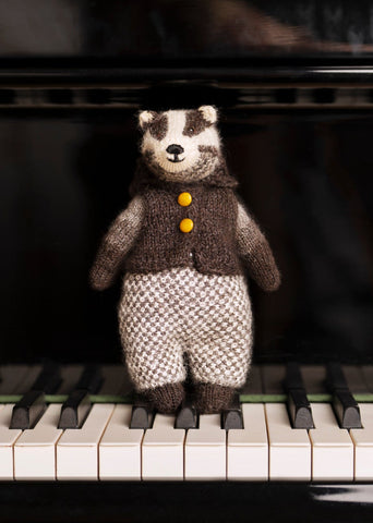 Edward the Badger Yarn Kit
