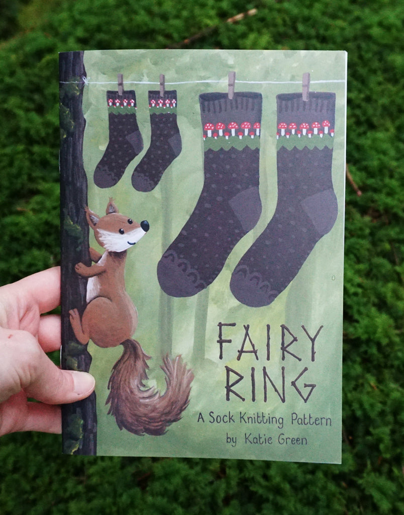 Fairy Ring Socks Knitting Pattern by Katie Green