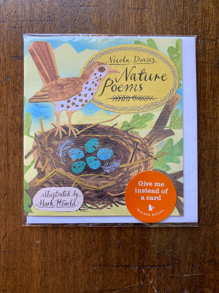 Nature Poems: Give Me Instead of a Card by Nicola Davies & Mark Hearld