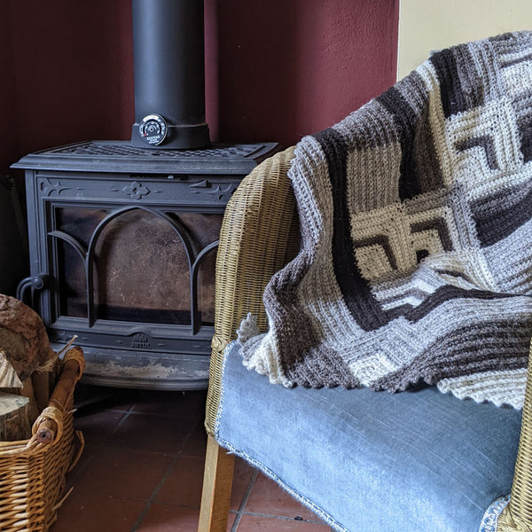 Log Off Shawl Pattern